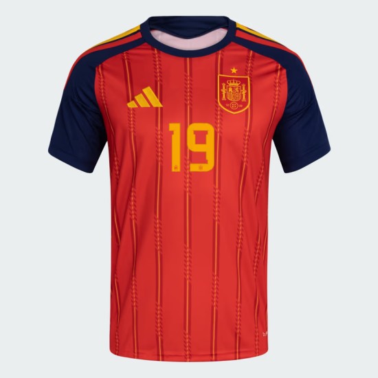 Herren Spanien 2026 Heim Authentisches WM-Trikot LAMINE YAMAL #19 Herren Spanien 2026 Heim Authentisches WM-Trikot LAMINE YAMAL #19