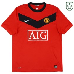 Herren Manchester United 2009/10 Heim Retro Shirt Rooney #10