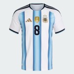 Herren Argentinien 2026 Heim Authentisches WM-Trikot E. FERNÁNDEZ #8