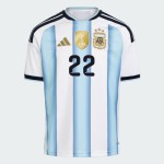 Herren Argentinien 2026 Heim Authentisches WM-Trikot L. MARTÍNEZ #22