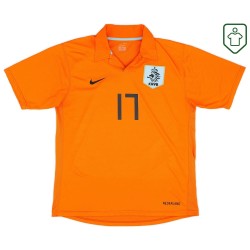Männer Niederlande 2006/08 Heim Retro Shirt V. Persie #17