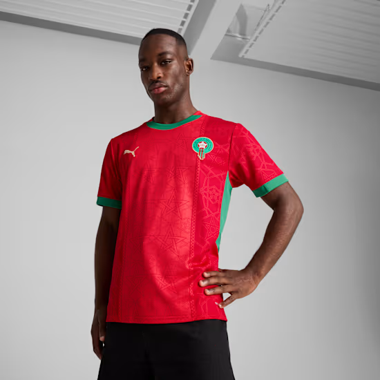 Kinder Marokko 2025 Heimtrikot Kinder Marokko 2025 Heimtrikot