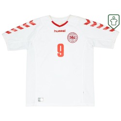 Männer Dänemark 2003/04 Auswärts Retro Shirt Tomasson #9 Männer Dänemark 2003/04 Auswärts Retro Shirt Tomasson #9