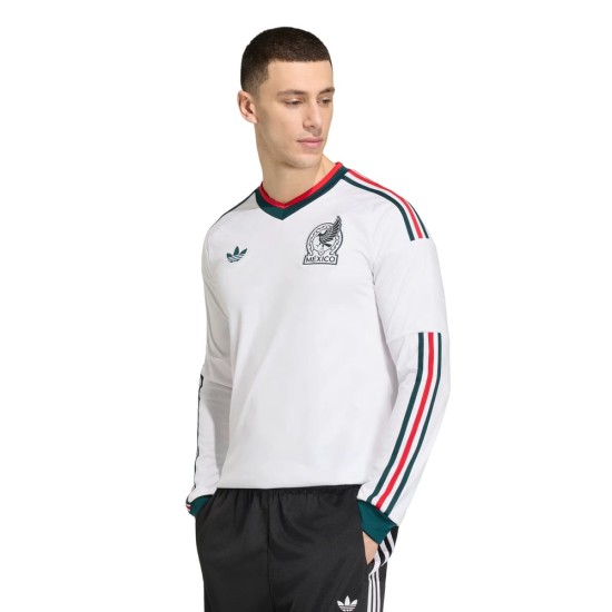Kinder Mexiko 2026 Auswärts Weltmeisterschaft Langarm Trikot Kinder Mexiko 2026 Auswärts Weltmeisterschaft Langarm Trikot
