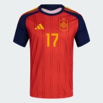 Kinder Spanien 2026 Heim Authentisches WM-Trikot WILLIAMS JR. #17 Kinder Spanien 2026 Heim Authentisches WM-Trikot WILLIAMS JR. #17