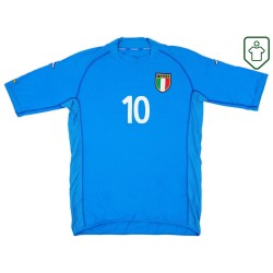 Männer Italien 2002 Heim Retro Shirt Totti #10