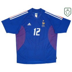 Männer Frankreich 2002/04 Heim Retro Shirt Henry #12 Männer Frankreich 2002/04 Heim Retro Shirt Henry #12