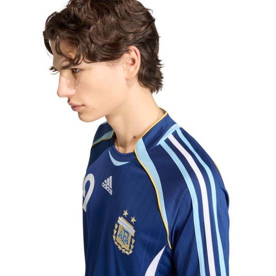 Herren Argentinien 2006 Auswärts-Retro-Trikot Messi #19 Herren Argentinien 2006 Auswärts-Retro-Trikot Messi #19