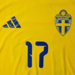 Herren Schweden 2026 Heim Authentic World Cup Trikot GYÖKERES #17