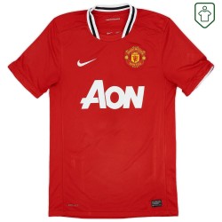Herren Manchester United 2011/12 Heim Retro Shirt Scholes #22 Herren Manchester United 2011/12 Heim Retro Shirt Scholes #22
