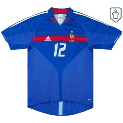 Männer Frankreich 2004/06 Heim Retro Shirt Henry #12 Männer Frankreich 2004/06 Heim Retro Shirt Henry #12