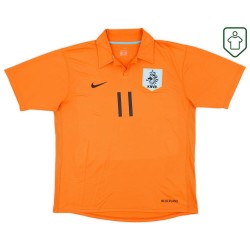 Männer Niederlande 2006/08 Heim Retro Shirt Robben #11