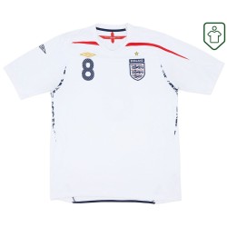 Männer England 2007/09 Heim Retro Shirt Lampard #8