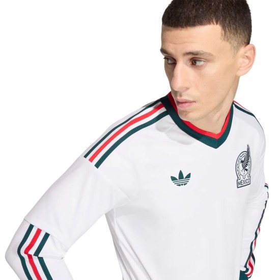 Kinder Mexiko 2026 Auswärts Weltmeisterschaft Langarm Trikot Kinder Mexiko 2026 Auswärts Weltmeisterschaft Langarm Trikot