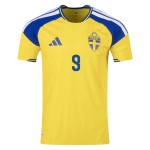 Kinder Schweden 2026 Heim Authentic Weltmeisterschaft Trikot ISAK #9