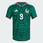 Herren Mexiko 2026 Heim Authentisches WM-Trikot RAÚL #9