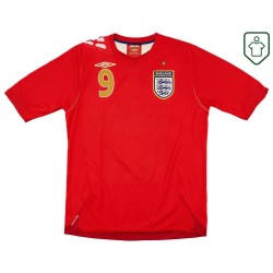 Männer England 2006/08 Auswärts Retro Shirt Rooney #9