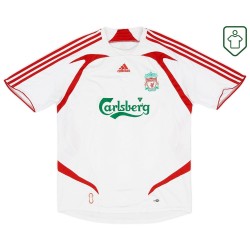Herren Liverpool 2007/08 Auswärts Retro Shirt Gerrard #8