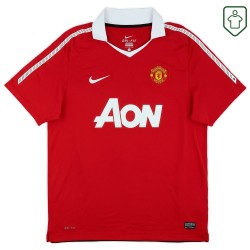 Herren Manchester United 2010/11 Heim Retro Shirt Berbatov #9