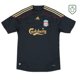 Herren Liverpool 2009/10 Auswärts Retro Shirt Gerrard #8