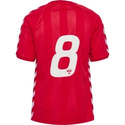 Herren Dänemark 1983 Icon Retro Trikot #8 Herren Dänemark 1983 Icon Retro Trikot #8