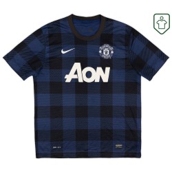 Herren Manchester United 2013/14 Auswärts Retro Shirt Vidic #15 Herren Manchester United 2013/14 Auswärts Retro Shirt Vidic #15