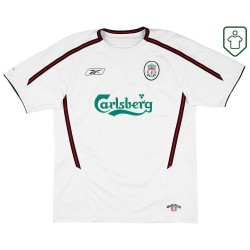 Herren Liverpool 2003/04 Auswärts Retro Shirt Gerrard #17