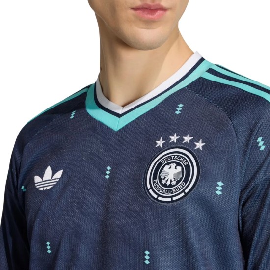 Kinder Deutschland 2026 Auswärts Weltmeisterschaft Langarm Trikot Kinder Deutschland 2026 Auswärts Weltmeisterschaft Langarm Trikot