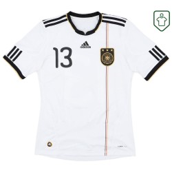 Männer Deutschland 2010/11 Heim Retro Shirt Müller #13