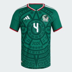 Herren Mexiko 2026 Heim Authentisches WM-Trikot E. ÁLVAREZ #4 Herren Mexiko 2026 Heim Authentisches WM-Trikot E. ÁLVAREZ #4