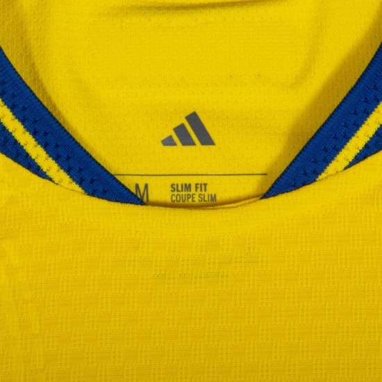 Herren Schweden 2026 Heim Authentic World Cup Trikot GYÖKERES #17