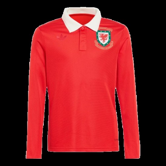 Kinder Wales 2025/26 150-jähriges Jubiläum Langarmtrikot