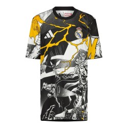 Kinder Real Madrid 2025/26 Drittes Marvel Aufwärmtrikot