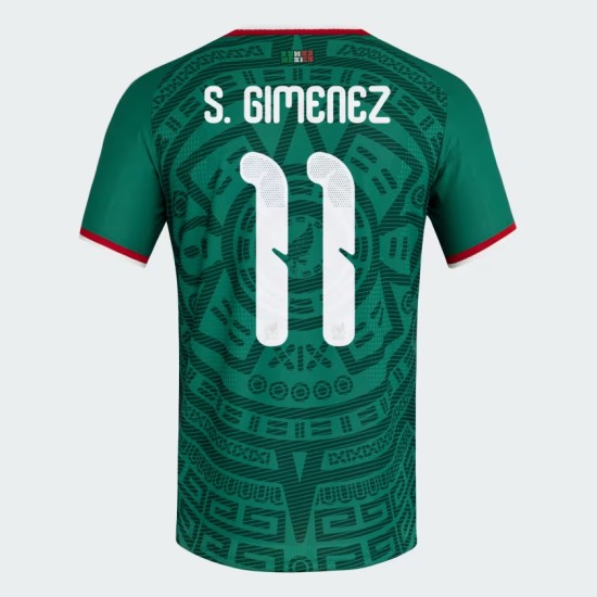 Damen Mexiko 2026 Heim Authentisches WM-Trikot S. GIMENEZ #11 Damen Mexiko 2026 Heim Authentisches WM-Trikot S. GIMENEZ #11