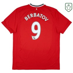 Herren Manchester United 2011/12 Heim Retro Shirt Berbatov #9