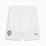 Kinder Marokko 2025 Dritte Shorts - Weiß Kinder Marokko 2025 Dritte Shorts - Weiß