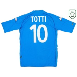 Männer Italien 2002 Heim Retro Shirt Totti #10