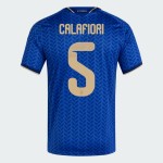 Herren Italien 2026 Heim Authentisches WM-Trikot CALAFIORI #5 Herren Italien 2026 Heim Authentisches WM-Trikot CALAFIORI #5