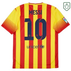 Herren FC Barcelona Auswärts-Retro-Trikot 2013/15 Messi #10