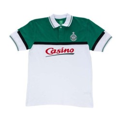 Herren ASSE 90er Retro Vintage Casino Shirt - Weiß