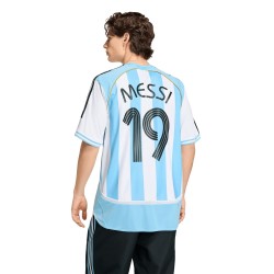 Herren Argentinien 2006 Heim-Retro-Trikot Messi #19