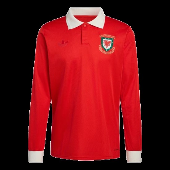 Herren Wales 2025/26 150-jähriges Jubiläum Langarmtrikot Herren Wales 2025/26 150-jähriges Jubiläum Langarmtrikot
