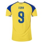 Kinder Schweden 2026 Heim Authentic Weltmeisterschaft Trikot ISAK #9