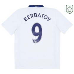 Herren Manchester United 2008/10 Auswärts Retro Shirt Berbatov #9