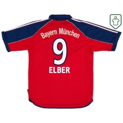 Herren Bayern München 1999/01 Heim-Retro-Trikot Élber #9