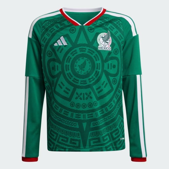 Kinder Mexiko 2026 Heim-Weltmeisterschaft Langarmtrikot