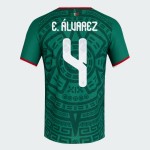 Herren Mexiko 2026 Heim Authentisches WM-Trikot E. ÁLVAREZ #4 Herren Mexiko 2026 Heim Authentisches WM-Trikot E. ÁLVAREZ #4