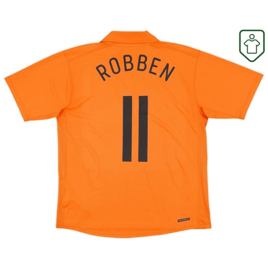 Männer Niederlande 2006/08 Heim Retro Shirt Robben #11 Männer Niederlande 2006/08 Heim Retro Shirt Robben #11