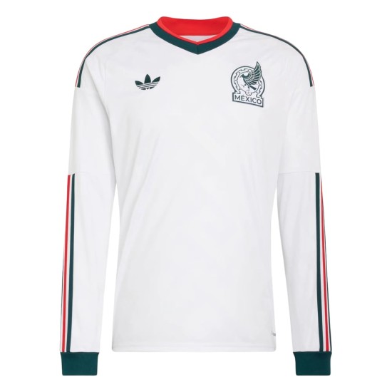 Kinder Mexiko 2026 Auswärts Weltmeisterschaft Langarm Trikot Kinder Mexiko 2026 Auswärts Weltmeisterschaft Langarm Trikot