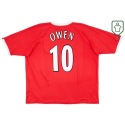 Herren Liverpool 2001/03 CL Heim Retro Shirt Owen #10